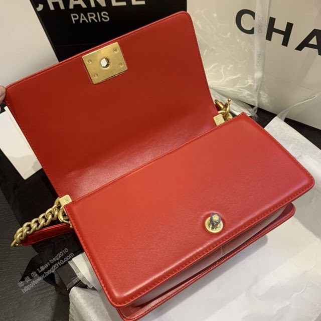 Chanel女包 67086# Chanel2020年新款羊皮包 手提金屬LoGo Chanel鏈條單肩斜挎中號包  djc3992